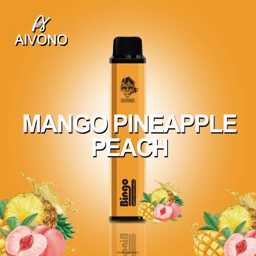 Mango Pineapple Peach Aivono AIM BINGO 4000 V2D4136 | Aivono Vape NZ